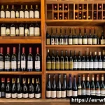 Home 22 지역생산의 법적 기준 - A detailed artisanal food market scene in Spain’s La Rioja region, showcasing a variety of local win...